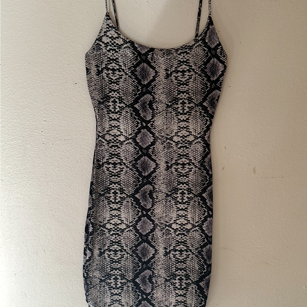 Stylish Snake Print Dress
